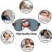 SSIMOO Christmas Snowman Eye Mask - Double-Sided Soft Light Blocking for Better Sleep - Buy Online on GoSupps.com