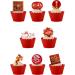 30 Stand Up Chinese New Year 2024 Year Of The Dragon Themed Edible Wafer paper Cake Toppers Decorations - Buy Online on GoSupps.com