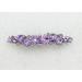 Faship Violet Purple Swarovski Crystal Small Hair Barrette Clip - Buy Online on GoSupps.com