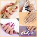 Complete Acrylic Nail Kit for Beginners & Professionals - 12pcs Nail Art Set with Glitter Powder & Tools | DIY Nail Decoration Gifts - Buy Online on GoSupps.com
