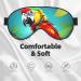 Buy Parrots On Tree Print Unisex Sleeping Eye Mask - Soft Adjustable Perfect for Travel & Relaxation - Buy Online on GoSupps.com