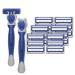 DreamGenius 6-Blade Women's Razors with 2 Handles and 19 Refills - Value Shaver Pack for Non-Slip Travel Carry - Buy Online on GoSupps.com