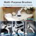 Yunlism Electric Spin Scrubber 2024 Upgraded Electric Scrubber for Cleaning with 9 Replaceable Brush Heads 3 Adjustable Speeds Electric Scrubber - Buy Online on GoSupps.com