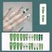YEEFAIRY Silicone Practice Hand for Acrylic Nails | 528pcs Nail Tips | Soft Realistic Mannequin Hand for Nail Art Practice | Flexible Bendable Fake Hand for Tattoo & Jewelry Display (Bronze, Left) - Buy Online on GoSupps.com