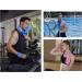 Trancoo 2 Pack PVA Cooling Towel Set - Instant Chill Scarf for Gym, Running, Golf - Sweat Rags for Workout - 33x7.85 Perforated Neck Wrap - Blue+Grey - Buy Online on GoSupps.com