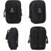 ZhaoCo Tactical Waist Bags | Nylon Military MOLLE EDC Cell Phone Pouch for Camping Hiking & Travel - Black - Buy Online on GoSupps.com