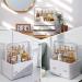 White Makeup Organizer Box - Waterproof & Dustproof Cosmetic Storage for Vanity - Display Cases for Dresser Countertop - Style A - Buy Online on GoSupps.com