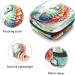 Watercolor Seahorse Sanitary Napkin Storage Bag - Portable Period Pouch for Women & Teens | Multi-colored - Buy Online on GoSupps.com