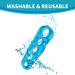 AXMIOUS Toe Separators - Bunion Corrector & Toe Spacers (2 Pairs) - Silicone Gel for Bunions & Toe Alignment - Blue - Buy Online on GoSupps.com