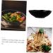 Zerodeko 1pc Ceramic Soup Bowl Salad Bowl Pasta Bowls Ceramic Mixing Bowls Kitchen Gadget Nordic Small Tools Black 20X20CM - Buy Online on GoSupps.com