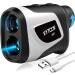 Golf Rangefinder with Slope 1000 Yards 6X Rangefinder Golfing with Slope On/Off Flag-Lock Tech with Vibration Continuous Scan Rechargeable Tournament Legal Golf Rangefinders 800Y