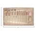 Expressions 12pc Flawless Makeup Brush Set - Vanilla Rose Gold | Premium Glitter Cosmetic Brushes for Contouring & Highlighting - Buy Online on GoSupps.com