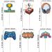 Gyufise 36Pcs Video Game Cupcake Toppers Game On Controllers Cupcake Picks GamePad Cake Decorations for Game Theme Baby Shower Kids Boys Girls Birthday Anniversary Party Decorations Supplies - Buy Online on GoSupps.com