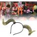 Shop Halloween Horn Headband | Adjustable Sheep Ears Cosplay Headband for Costume & Photo Props - Buy Online on GoSupps.com