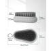DAYGOS Nail Brush for Cleaning Fingernails - Durable Scrubber with Stiff Bristles - Ideal for Men & Mechanics - Blue Water Drop Design - Buy Online on GoSupps.com