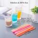 FOREVERIE 500 Count Plastic Disposable Straws Bendable for Drinking Small 0.2 Inch/5mm Diameter 8.27 Inches/21cm Length Soft Semi Clear Multi Light Colors Mixed Bundle 500 PCS - Buy Online on GoSupps.com