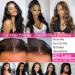 DACHIC 210% Density 13x4 HD 30 Inch Lace Front Human Hair Wig for Black Women - Pre Plucked Straight Glueless Frontal Wig with Baby Hair - Free Part, Pack of 1, Black - Buy Online on GoSupps.com