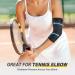 Cambivo Elbow Bandage X2 | Tennis Arm Support for Men & Women | Arthritis & Tendonitis Relief | Black Sports Elbow Brace - Buy Online on GoSupps.com