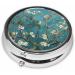 IBILIU Van Gogh Almond Blossoms Pill Case - Portable 3-Compartment Metal Organizer for Vitamins & Medicine - 2x2 Inch - Buy Online on GoSupps.com