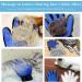 Premium Cat Grooming Gloves - Silicone Pet Brush for Cats & Dogs | Fleece Care | 1 Blue & 1 x Blue - International Shipping Available - Buy Online on GoSupps.com