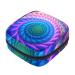 Trippy women's napkin storage bag with peacock springs portable period bag for women teenagers girls menstrual cup breastfeeding pillow holder