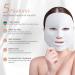 7 Color LED Face Mask Light Therapy for Skin Rejuvenation - Blue & Red Photon Lights for Home Facial Care on Face and Neck - Buy Online on GoSupps.com