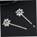 Ipetboom Barrettes for Girls Tropical Headdress Trendy Hair Clips Goody Hair Clips for Women Metal Hair Clips Environmental Hair Accessories Crystal Decor Headgear Women's Korean Version - Buy Online on GoSupps.com