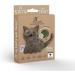 Catlabs Sustainable Cat Toys | Cuddly Cat with Catnip | 100% Natural Sheep Wool | Refillable & Eco-Friendly | Fair Manual Work for Your Cat - Buy Online on GoSupps.com