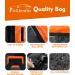 FIVKLEMNZ 15 Cubic Rooftop Cargo Carrier | Waterproof Soft Car Roof Rack Cargo Bag | 15 Cubic Feet Capacity with Anti-Slip Mat & 8 Straps | Universal Fit for All Vehicles - Buy Online on GoSupps.com
