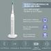 Sonic Electric Toothbrush RM-T8B - 4 Brush Heads Timers 3 Modes & Vibration Strengths - Travel Bag Included - A-White - Buy Online on GoSupps.com