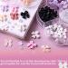 1 box of bow nail art charms with 7 grids colorful nail charms and gemstones various s nail art bow DIY nail art accessories - Buy Online on GoSupps.com