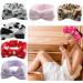 6-Piece Coral Fleece Bow Headbands for Women | Elastic Spa Cosmetic & Yoga Headbands - Perfect for Face Washing & Showers - Buy Online on GoSupps.com