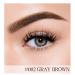 Waterproof Eyebrow Pencil - Effortless Natural Brows with 2 Micro-Fork Tip in Mysterious Gray Brown | International Shipping - Buy Online on GoSupps.com