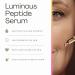 Luminous Peptide Serum | Best Anti-Aging Facial Treatment for Men & Women - Hydrate Firm and Reduce Fine Lines & Deep Wrinkles - Buy Online on GoSupps.com