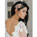 SWEETV Handmade Bridal Wedding Hair Comb - Light Gold Hair Accessory for Brides & Bridesmaids - Buy Online on GoSupps.com