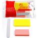 Maryton Disposable Pedicure Kit: Wood Nail File, Orange Buffer, Yellow Pumice Pad - 100 Count - Buy Online on GoSupps.com