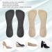 2 Pairs 3/4 Gel Cushion Insoles for Women - Comfortable High Heel & Sandal Inserts - Non-Skidding Adhesive Shoe Pads for Dress Shoes Flats & Boots - Buy Online on GoSupps.com