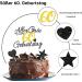 60th Birthday Cake Decoration Set - 11 Pieces Gold Rock Perfect for Men & Women | Happy 60th Birthday Cake Topper & Tortendendeco - Buy Online on GoSupps.com