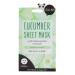 Oh K! Soothing Cucumber Sheet Mask for Sensitive Skin Hydrating and Reduces Redness Biodegradable Vegan and Cruelty Free 27g