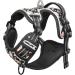 Heele Dog Crockery & No-Pull Harness | Adjustable Reflective Dog Gear for Medium-Sized Dogs - Soft & Breathable Anti-Pull Design - XS Flower Black - Buy Online on GoSupps.com