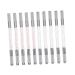 FRCOLOR 10pcs Crystal Eyebrow Pencil Eyebrow Pen Dual End Brow Microblading Pen Tool Double Head