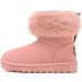 Yeeteepot Baby Girls' Winter Snow Boots | Boys Warm Lined Anti-Slip Booties | Plush Kids Shoes | Indoor Soft Toddler Booties 11.5 UK Child B Pink - Buy Online on GoSupps.com