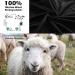 Merino Protect Men's 100% Merino Wool Long Sleeve Base Layer - Black XL | Odor Resistant Thermal Underwear for Hiking & Hunting - Buy Online on GoSupps.com
