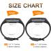 Pack of 3 Silicone Bands for Fitbit Charge 4/3/3 SE - Waterproof & Breathable Wristbands for Women and Men (Large, Black/Navy Blue/Gray) - Buy Online on GoSupps.com