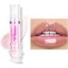 Chili Extract Plumping Lip Oil - Clear Pink Instant Plumper Gloss | Hydrating & Nourishing Tinted Lip Balm Liquid Lipstick - Day & Night Moisturizing Repair Lip Oil (02#) - Buy Online on GoSupps.com