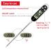 High-Precision Grill & Meat Thermometer | Instant Read LCD Kitchen Thermometer for BBQ Grilling & Cooking - Perfect for Food Enthusiasts - Buy Online on GoSupps.com