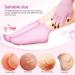 JECOMPRIS Moisturizing Gloves and Fingerless Socks Set Pink Gel Spa for Soften Repairing Dry Cracked Hands Feet Skin Care with Essential Oils lotions - Buy Online on GoSupps.com