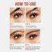 2 in 1 Waterproof 3D Eyebrow Pencil with Eyebrow Gel Micro Eyebrow Pencil with 4 Fork Tip Applicator Dual-Ended Eye Brow Pencils for Women Creates Natural Looking Brows (2 Black) Black 2 - Buy Online on GoSupps.com