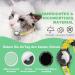 Airtag Cat Neck Band - Waterproof Reflective Collar for Cats & Small Dogs | Safety Lock | XS (18-23cm) - Yellow & Green - Buy Online on GoSupps.com
