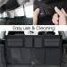 NALITARE Car Organiser - Multi-Pocket Seat Back Protectors & Travel Storage for Children - Durable Foldable Cargo Net - Black - Buy Online on GoSupps.com
